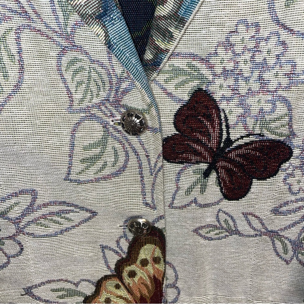 Butterfly Blazer by Coldwater Creek - Size PM - Picture 4 of 11
